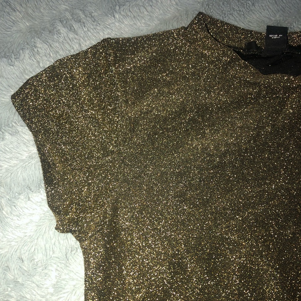 Sparkly Gold Top